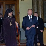 Президент Российской Федерации В.В.Путин посетил Свято-Успенский кафедральный собор в Будапеште