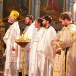 Преосвященнейший Марк, управляющий Венгерской епархией, совершил праздничное богослужение в Успенском кафедральном соборе