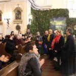 Выступление церковного хора Хевизского прихода в городе Вёрш