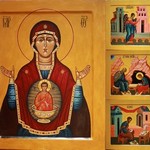 Дар жителей Царского Села Хевизскому приходу – полный набор рукописных икон для храма