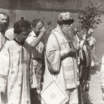 17 июля 1992 года Царский крестный ход в Пушкине возглавлял епископ Василий (Родзянко)