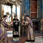 Архиерейская литургия в Неделю 4-ю Великого поста в Успенском кафедральном соборе Будапешта