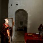 Божественная литургия в Хевизе в Неделю о расслабленном