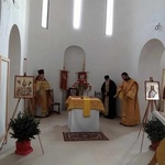 Божественная литургия в Хевизе в Неделю 29-ю по Пятидесятнице, святых праотец