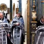 Литургия Преждеосвященных Даров в кафедральном Успенском соборе Будапешта