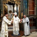 Архиерейская литургия в Лазареву субботу в Успенском кафедральном соборе Будапешта