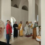 Божественная литургия в Хевизе в день памяти святого Стефана, короля венгерского