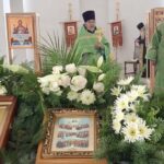 Божественная литургия в Хевизе в день памяти преподобного Аркадия Новоторжского