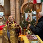 Божественная литургия в Пакше в Неделю 29-ю по Пятидесятнице, святых праотец