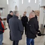 Рабочее совещание на стройплощадке в Хевизе 16 января