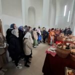 Освящение куличей и пасох в Хевизском храме