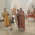 Божественная литургия в Хевизе в день памяти блаженной Матроны Московской